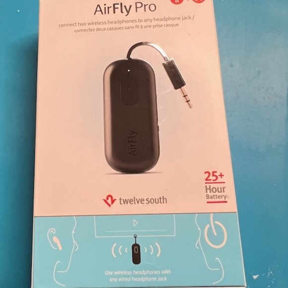 New Twelve South AirFly Pro Bluetooth 5.0 Transmitter/Receiver for TV/Airplane - Picture 4 of 7